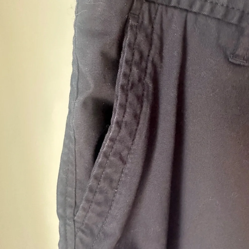 EUC TALBOTS Black Relaxed Chino Shorts Sz 12. No flaws, just too big for me.